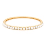 Fabulous Pearl Bangle Yellow-gold plated
