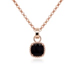Charm Necklace Set Jet