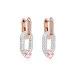 Oval Drop Link Earring Set Morganite