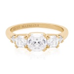 Crown Ring Yellow Gold-plated 