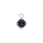Fancy Stone Charm Graphite