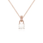 Freshwater Pearl Necklace set Rose gold-plated
