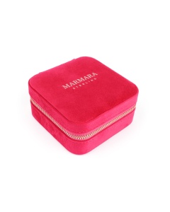 MARMARA Luxury Travel size jewellery box Hot Pink